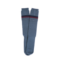 Socks Grey Long Striped